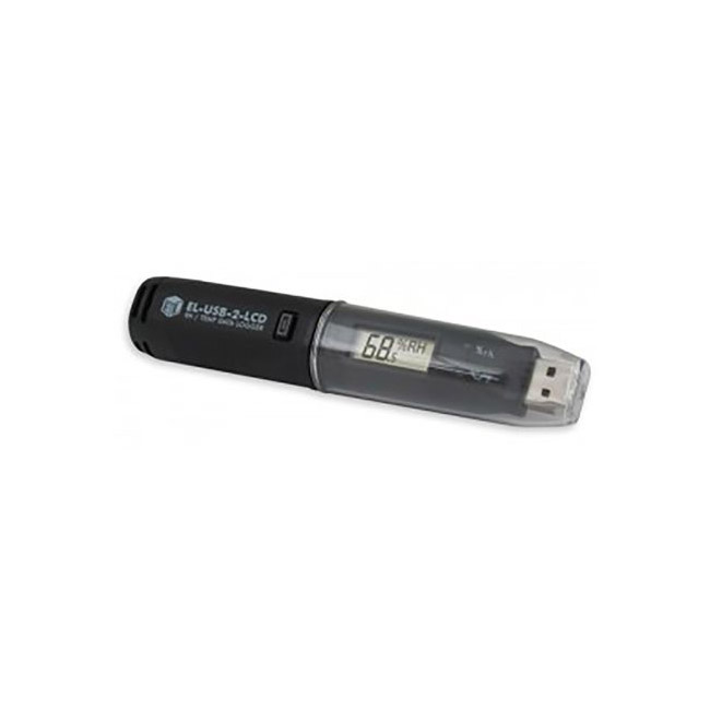 Lascar EL-USB-2-LCD (sh)(j)ӛ䛃x, yZUIDA+80 C, 100%RH